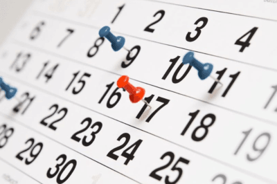 Calendário de outubro de 2026 com o novo prazo de opção pelo Simples Nacional